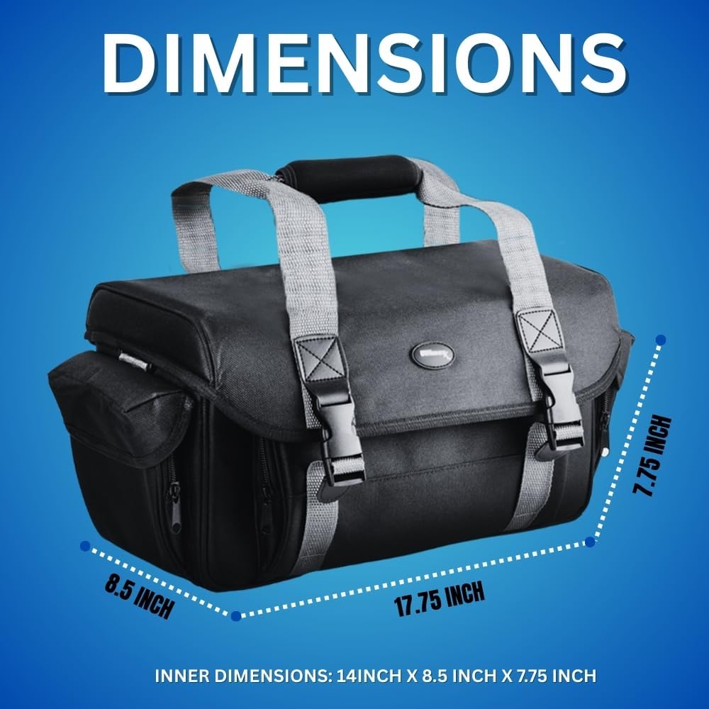 Amazon.com : Ultimaxx Large Water-Resistant Camera Bag with Dual